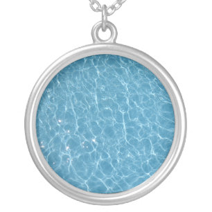 Pool Silver Plated Necklace