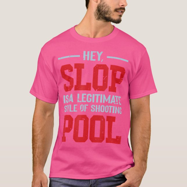Pool Snooker Player Billiards Glove Wearer Cue Bil T-Shirt (Front)