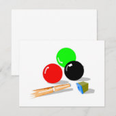 Pool Stick and Balls (Front/Back)