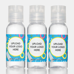 Pool Swimming Business Name Logo Message Hand Sanitizer