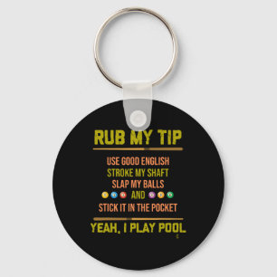 Pool Table Billiard Player Sports Billiard Gift  Keychain