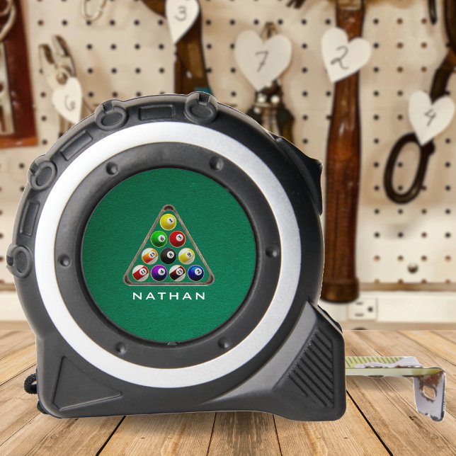 Pool Table Billiards Green Tape Measure (Pool Table Billiards Green Tape Measure)