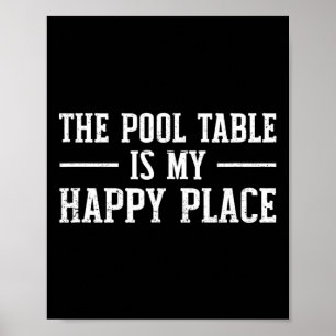 Pool Table - Billiards Player Poster