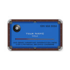 Pool Table Blue Business Card