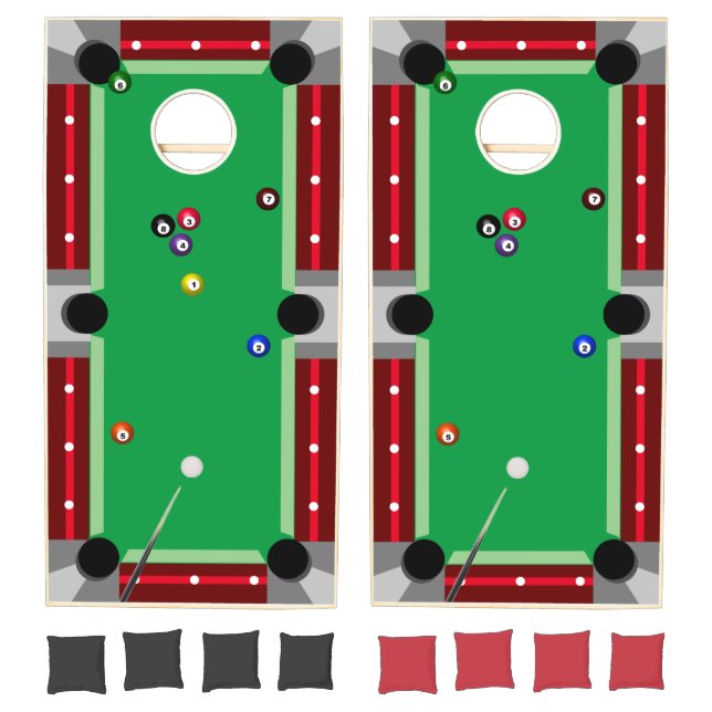 Pool Table Cornhole Set (Set)
