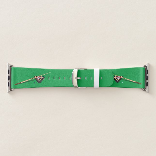 Pool Table Cue Stick and Balls Apple Watch Band (Band)
