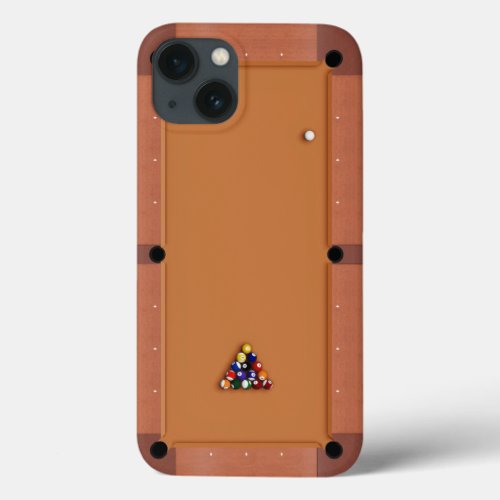 Pool Table iPhone 6 Tan iPhone 13 Case