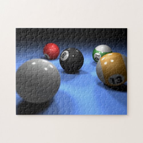 Pool Table Jigsaw Puzzle
