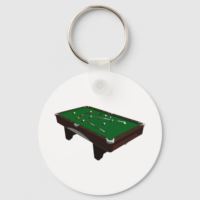 Pool Table Keychain (Front)
