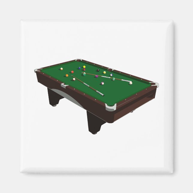 Pool Table Magnet (Front)
