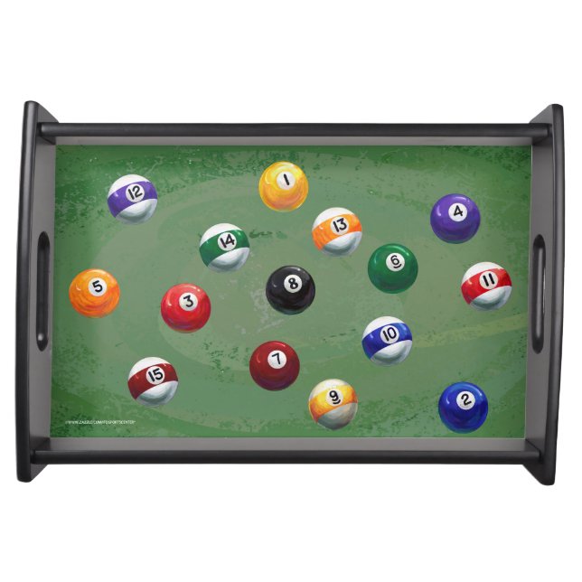 Pool Table Serving Tray (Front)