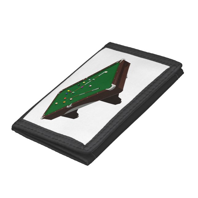 Pool Table Tri-fold Wallet (Bottom)