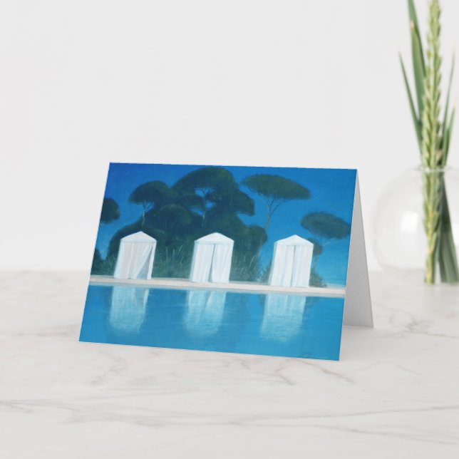 Pool Tents Holiday Card (Front)