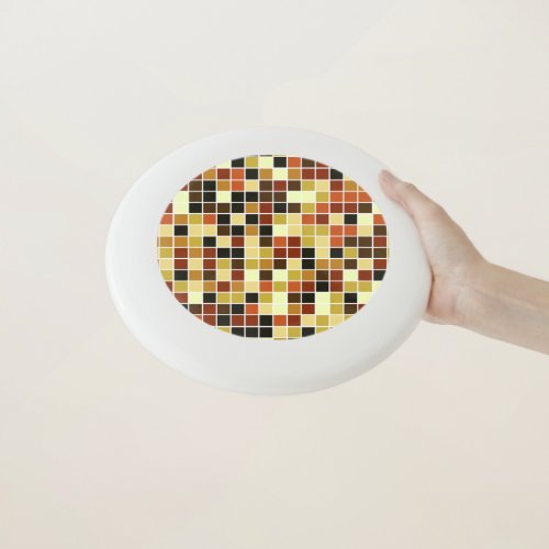 Pool Tiles Brown Mosaic Tiles Geometric Pattern Wham_O Frisbee