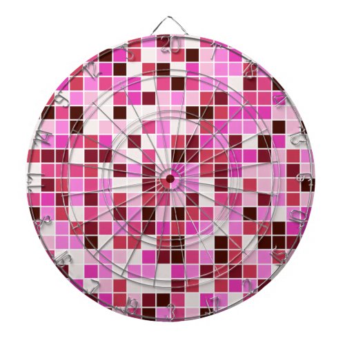 Pool Tiles Pink Mosaic Tiles Geometric Pattern Dart Board