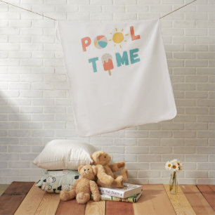 pool time. Baby Blanket