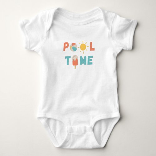 pool time Baby Bodysuits  One_Pieces