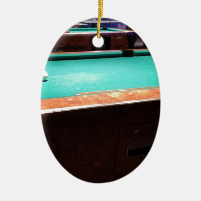 Pool Time Ceramic Ornament (Front)