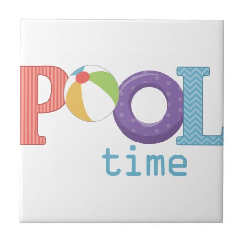 Pool Time Ceramic Tile