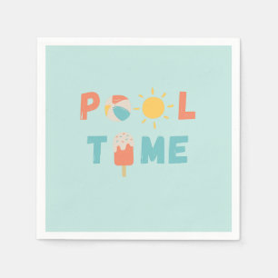 pool time. Party Napkins & Supplies