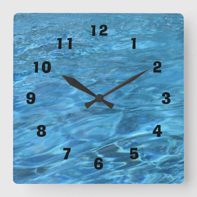 Pool Time Wall Clock Zazzle