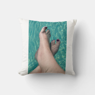 Pool Tootsie Throw Pillow