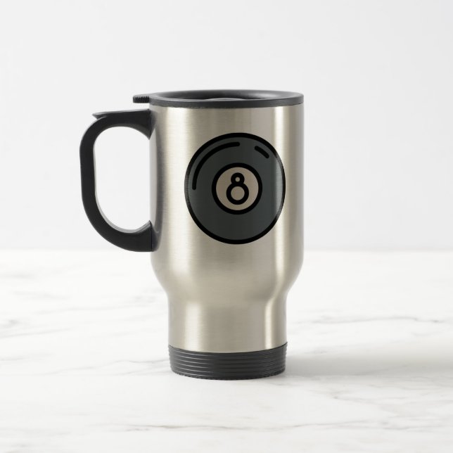 pool travel mug (Left)