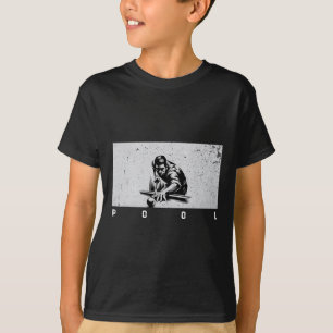 Pool Vintage Billiards Pool Player Funny Billiards T-Shirt