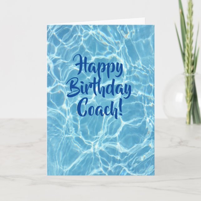 Pool Water Card (Front)
