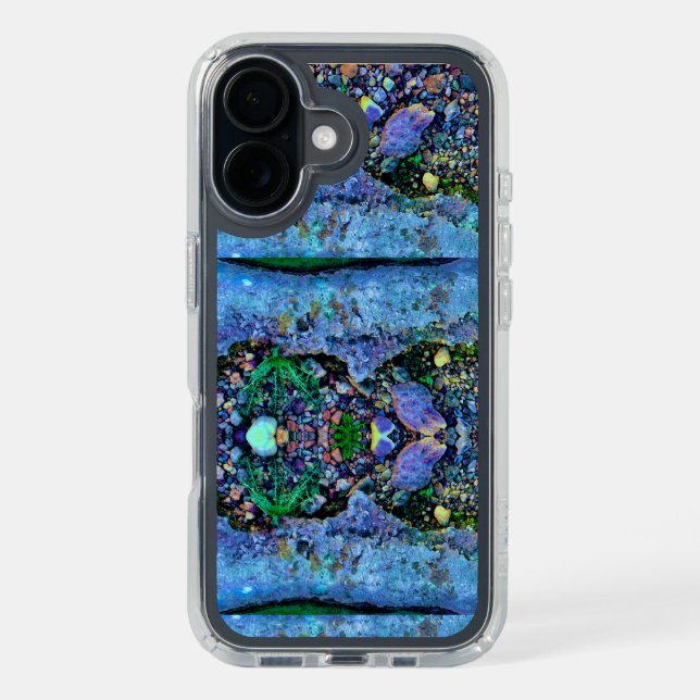 Pool Water Case, Swimming Light Blue Pattern Cover (Front (Black))