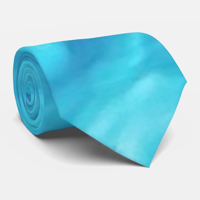 Pool Water Fun | Blue |  Neck Tie (Rolled)