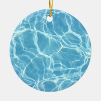 Pool Water Ornament by CarriesCamera at Zazzle