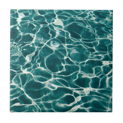 Pool water pattern tile