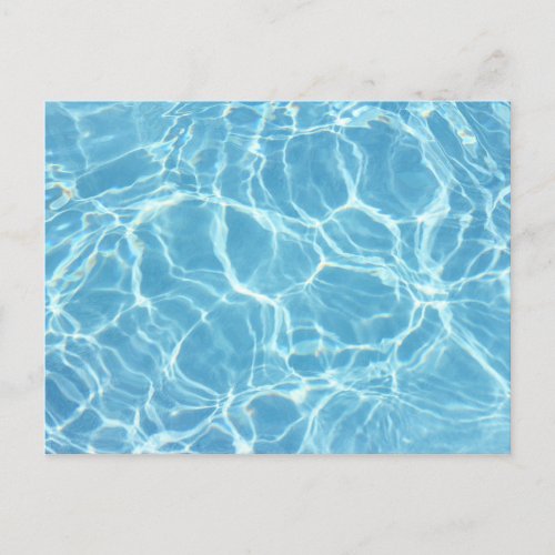 Pool Water Postcard