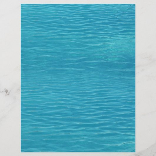 Pool Water Ripples Stationery Flyer (Front)