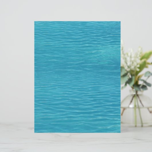 Pool Water Ripples Stationery Flyer (Standing Front)