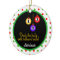 PoolChick  Deck the Halls Personalize Ornament