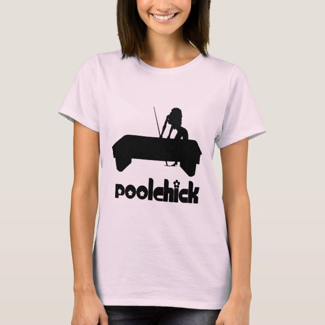 PoolChick Logo T-Shirt (Front)