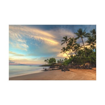 Po'olenalena Beach Sunrise Canvas Print Po'olenalena Beach Sunrise Canvas Print