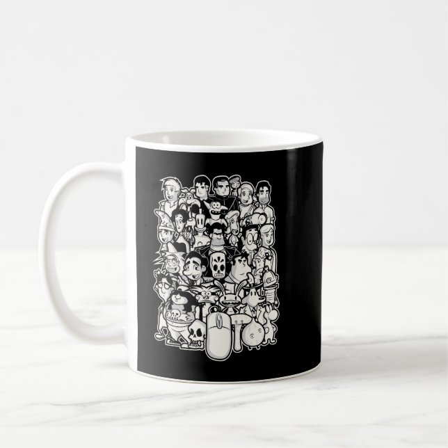 PoolHall Junkies HUSTLER Billiards Pool Player Des Coffee Mug (Left)