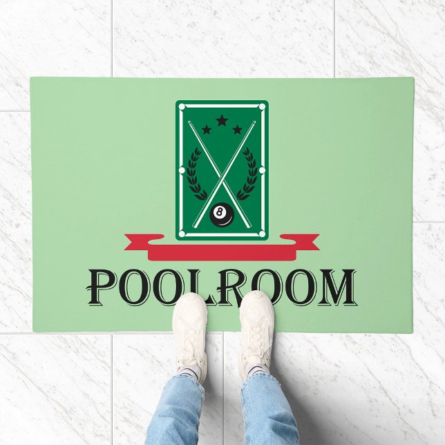 Poolroom Billiards Classic 8 Ball Doormat (Creator Uploaded)