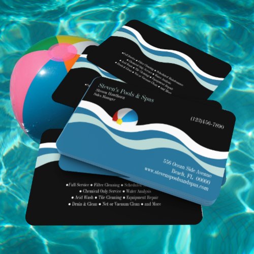 Pools and Spas Business Card