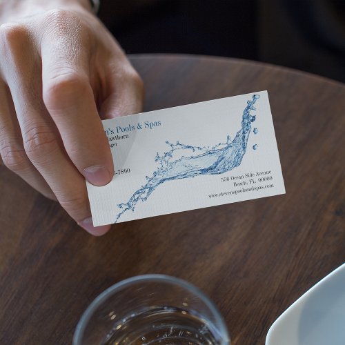 Pools and Spas Business Card