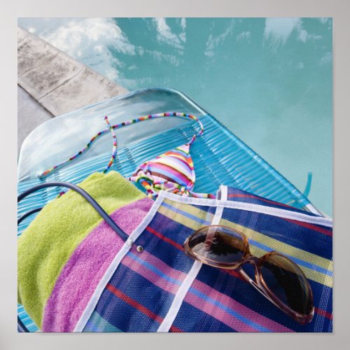 Poolside Accoutrements Poster