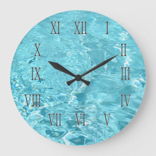 Poolside Large Clock
