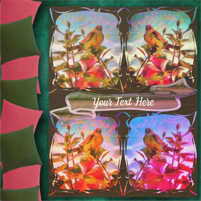 Poolside Singer 2338  Fleece Blanket (Creator Uploaded)