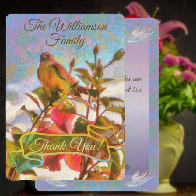Poolside Singer Family 2338 Thank You Card (Creator Uploaded)