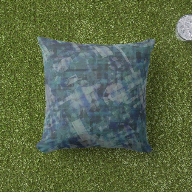 poolside summer outdoor pillow (Grass)