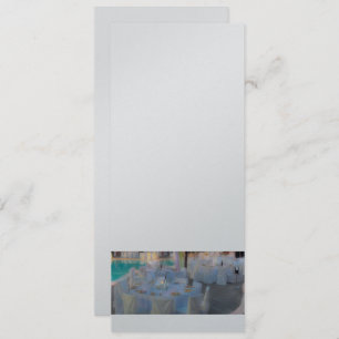 POOLSIDE WEDDING DINNER INVITATION