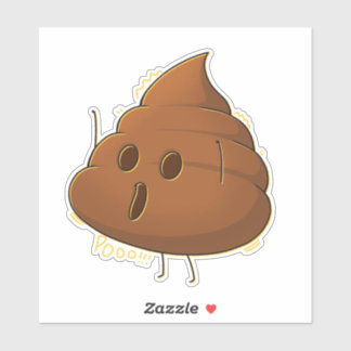 poooo!!! - kawaii poop sticker